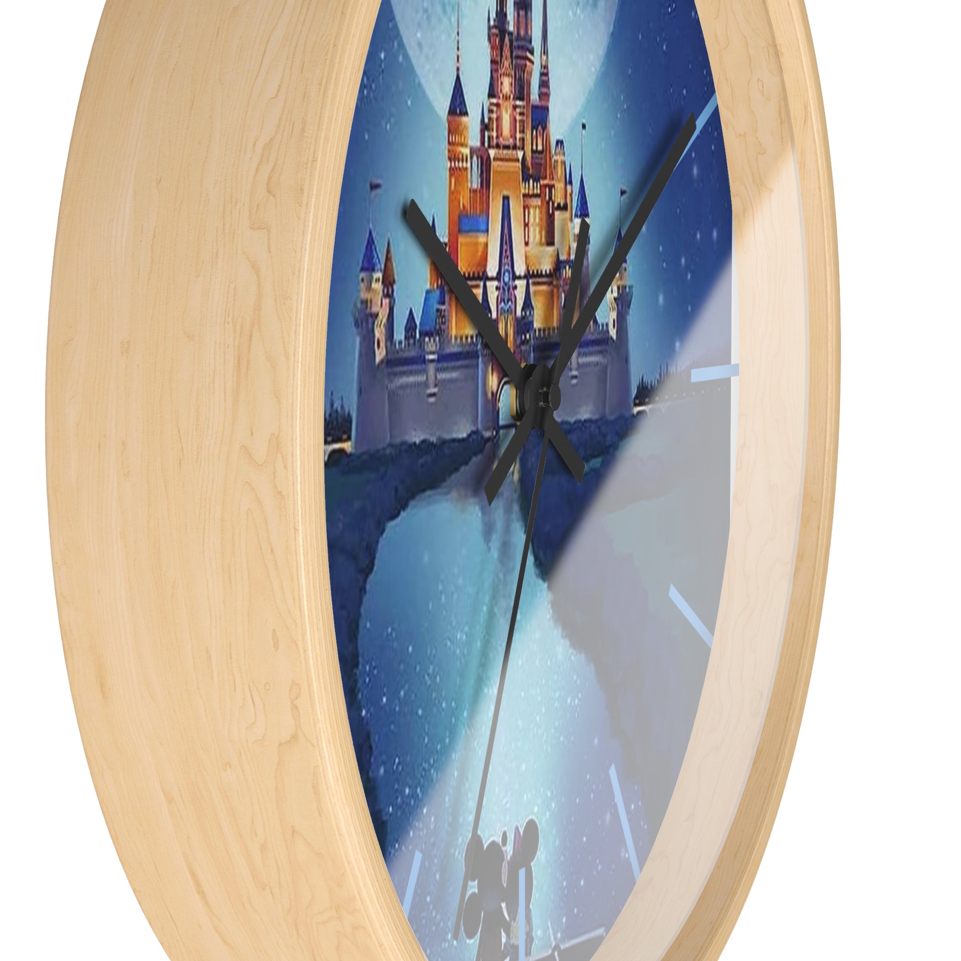 Whimsical Disney Castle Wall Clock, Magical Home Decor, Kids Room Clock, Gift for Disney Lovers, Fairytale Timepiece