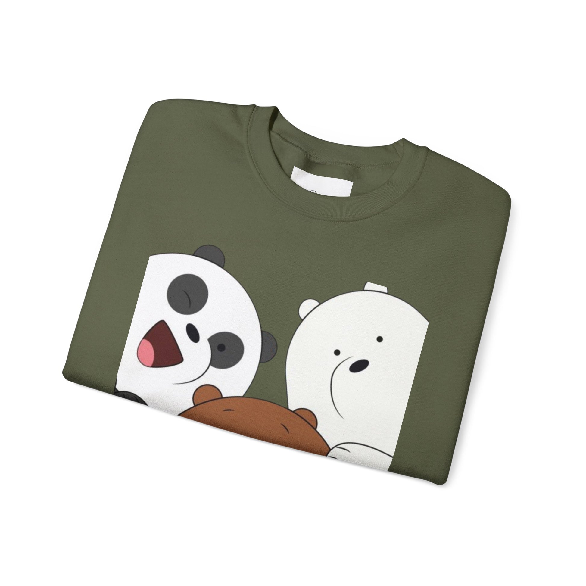 Cute Animal Friends Crewneck Sweatshirt, Cozy Sweatshirt, Gift for Animal Lovers, Funny Crewneck, Cute Cartoon Sweatshirt, Winter Fashion