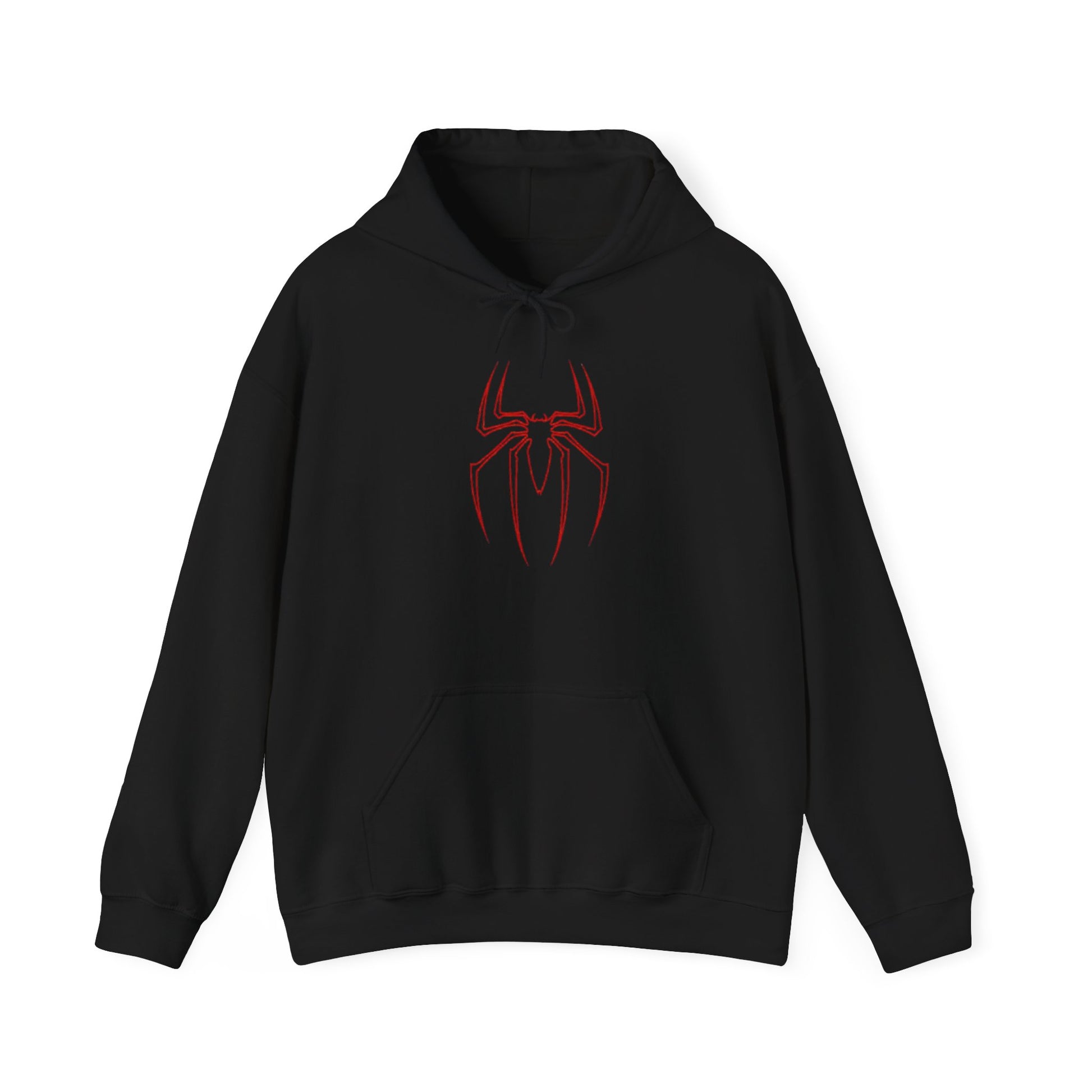 Spider-Man Inspired Heavy Blend Hoodie for Fans, Graphic Sweatshirt for Comic Lovers, Unisex Movie Apparel, Gift Idea for Birthdays, Cosplay