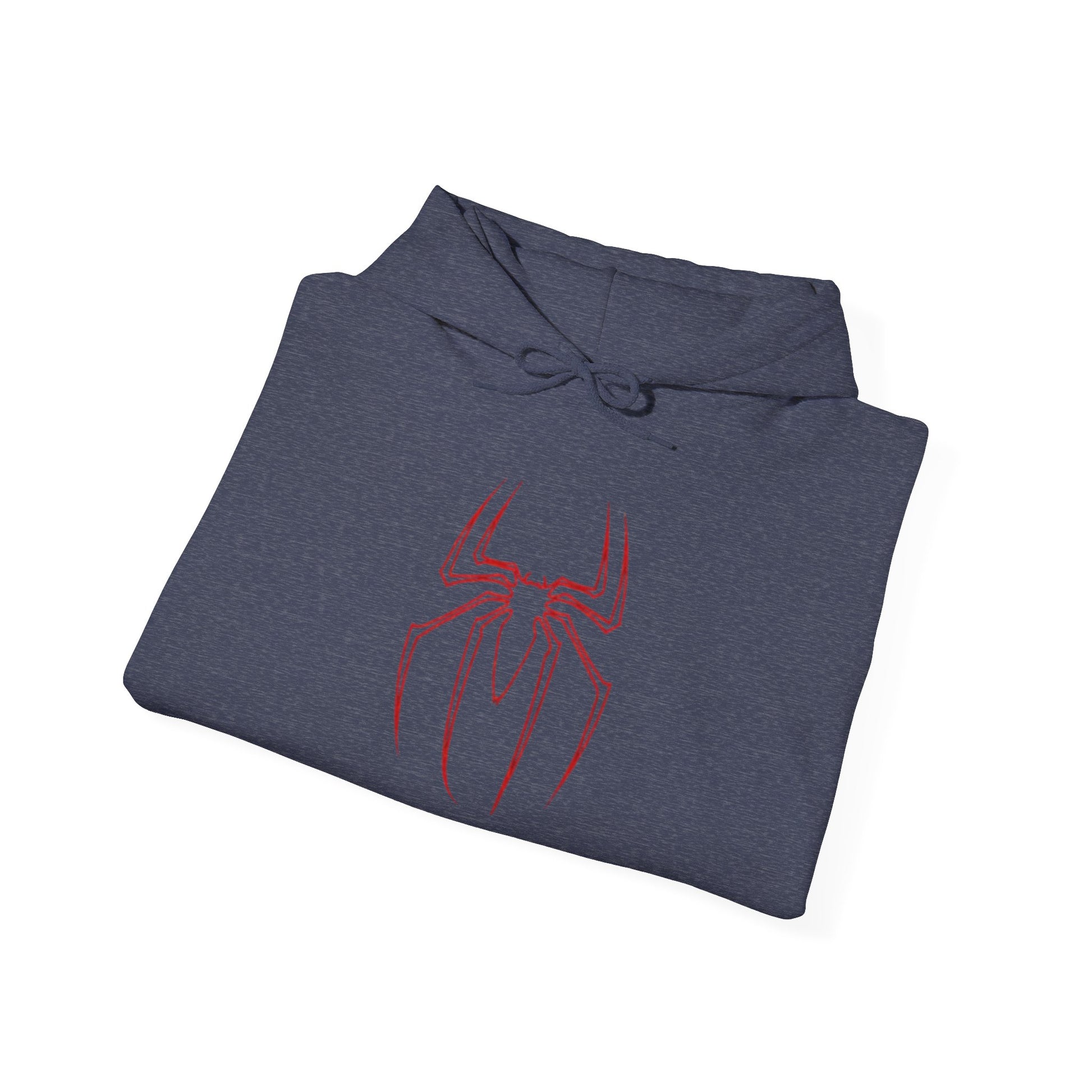 Spider-Man Inspired Heavy Blend Hoodie for Fans, Graphic Sweatshirt for Comic Lovers, Unisex Movie Apparel, Gift Idea for Birthdays, Cosplay