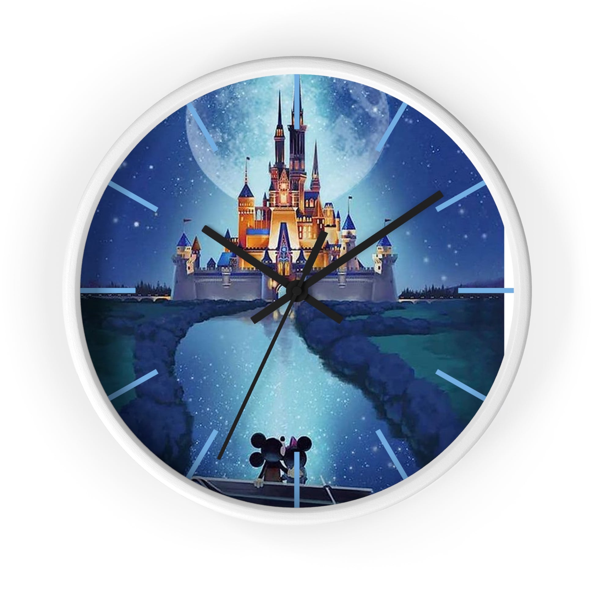 Whimsical Disney Castle Wall Clock, Magical Home Decor, Kids Room Clock, Gift for Disney Lovers, Fairytale Timepiece
