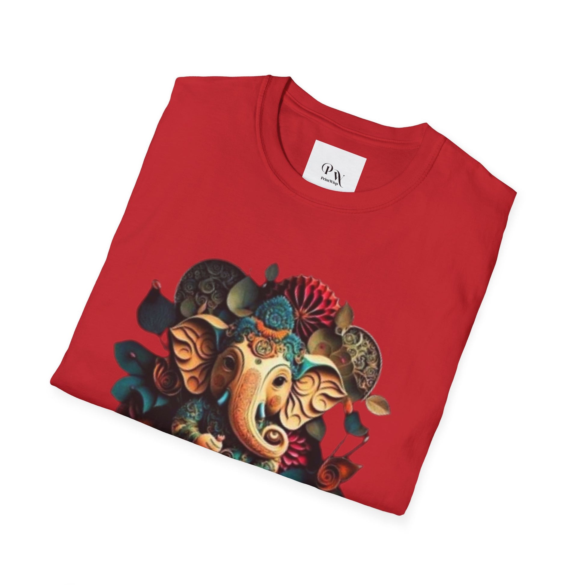 Ganesh T-Shirt, Spiritual Wear, Unisex Festival Apparel, Gifts for Ganesha Chaturthi, Eco-Friendly Fashion