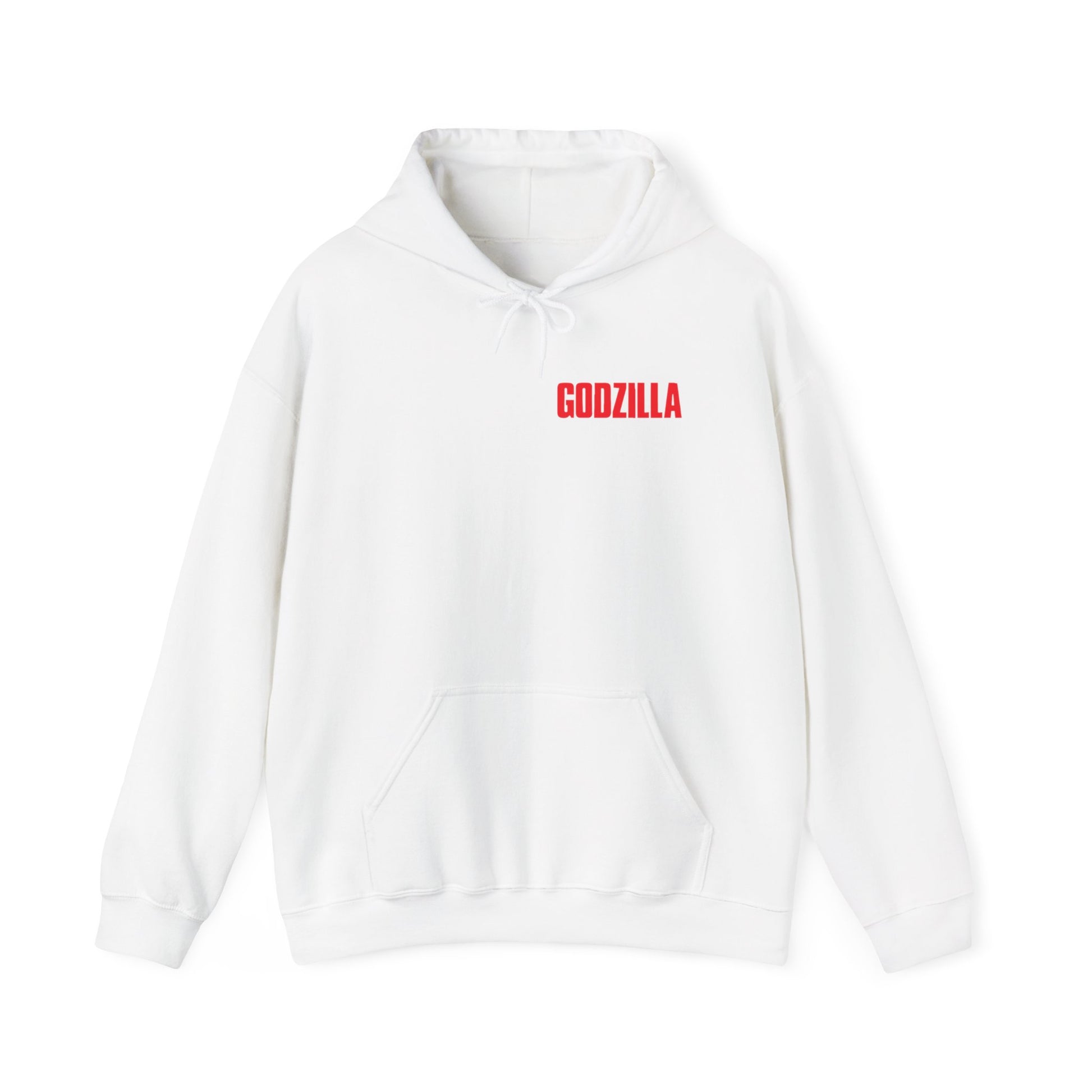 GODZILLA Unisex Heavy Blend Hooded Sweatshirt, Movie Merchandise, Geek Fashion, Comfort Wear, Gift for Fan
