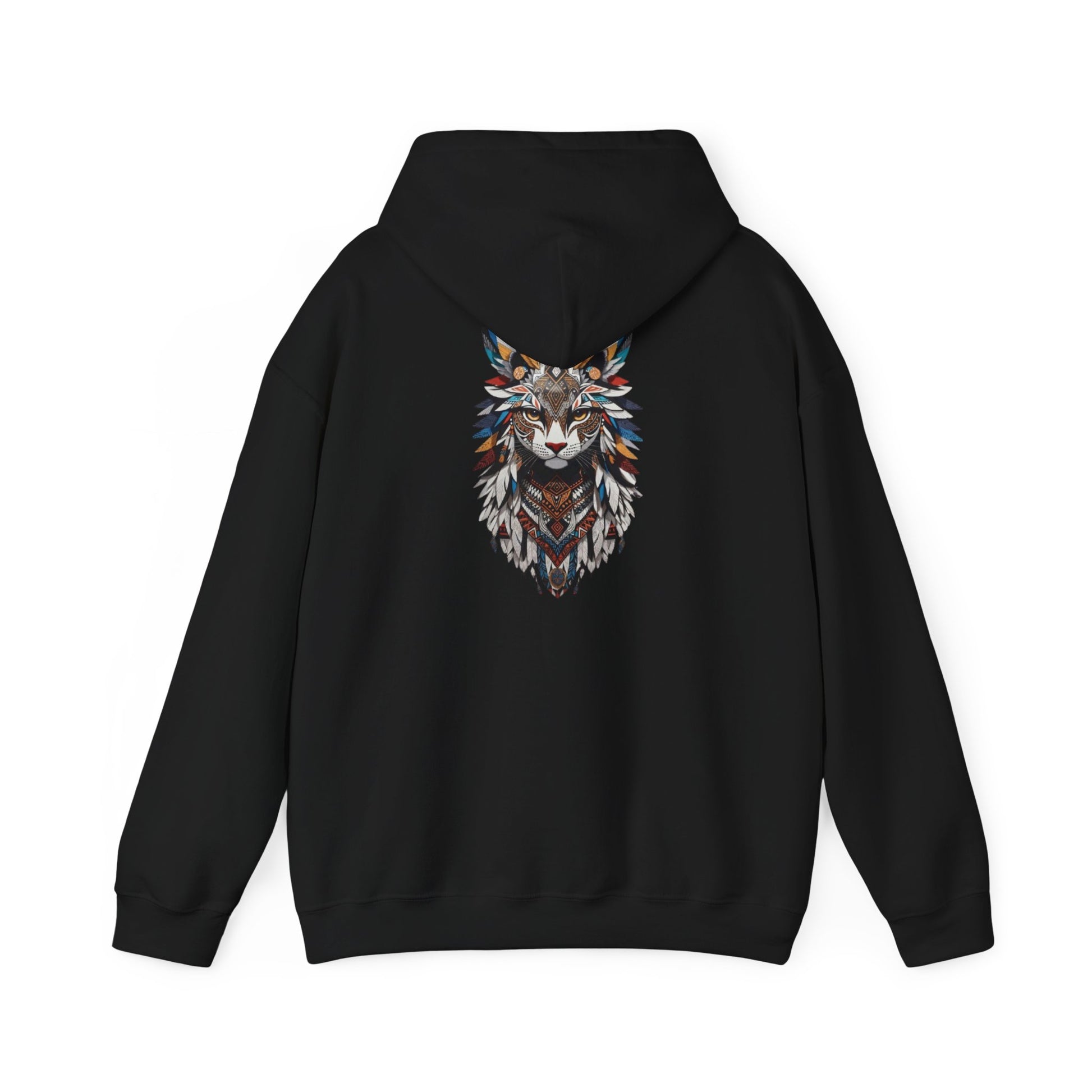 Bohemian Wolf Hooded Sweatshirt | Cozy Unisex Sweatshirt for Animal Lovers, Gift for Nature Enthusiasts, Hoodie for Fall