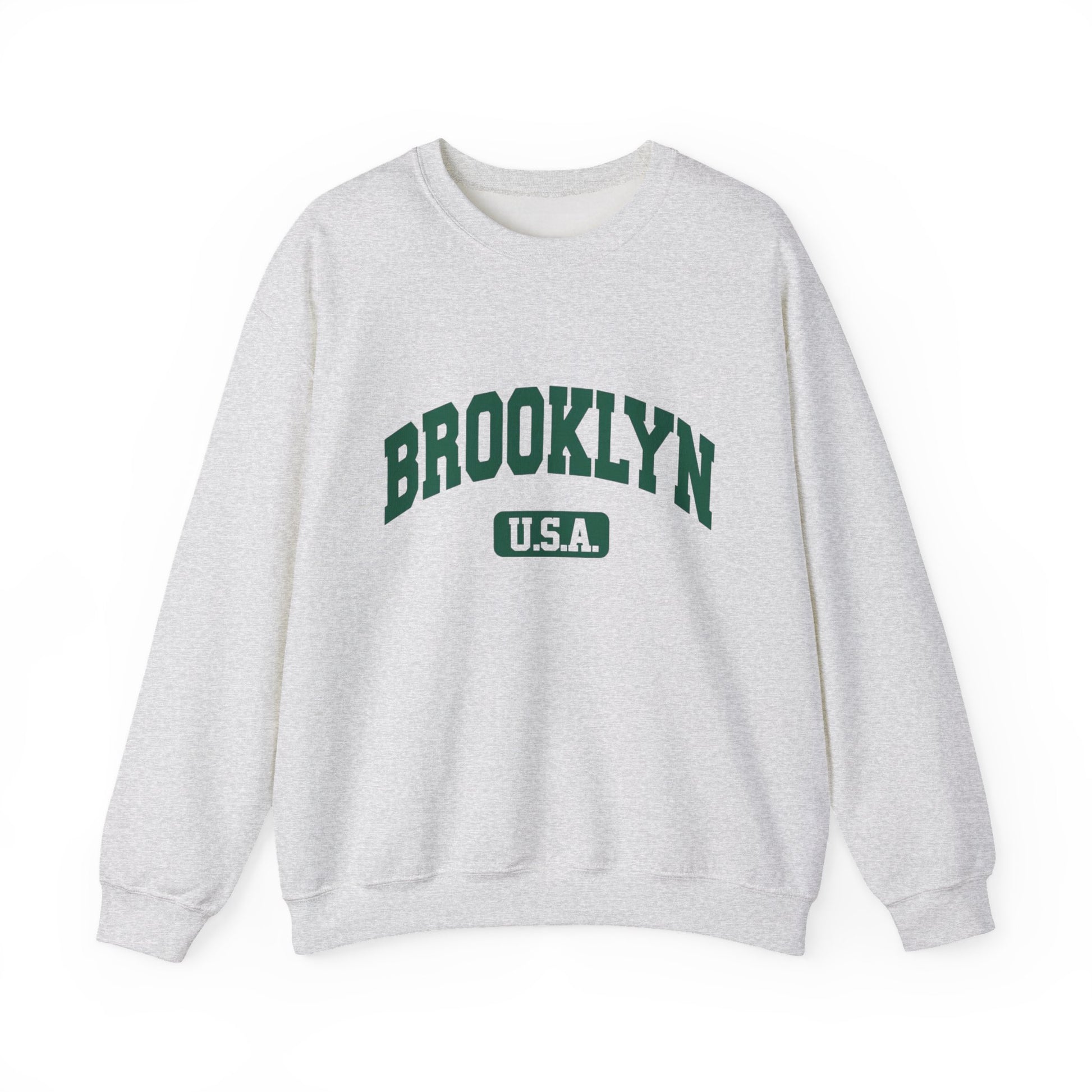 cool print Brooklyn Graphic Crewneck Sweatshirt, Cozy Unisex Sweatshirt, Casual Streetwear, Perfect Gift for Friends, Fall Layering Essential