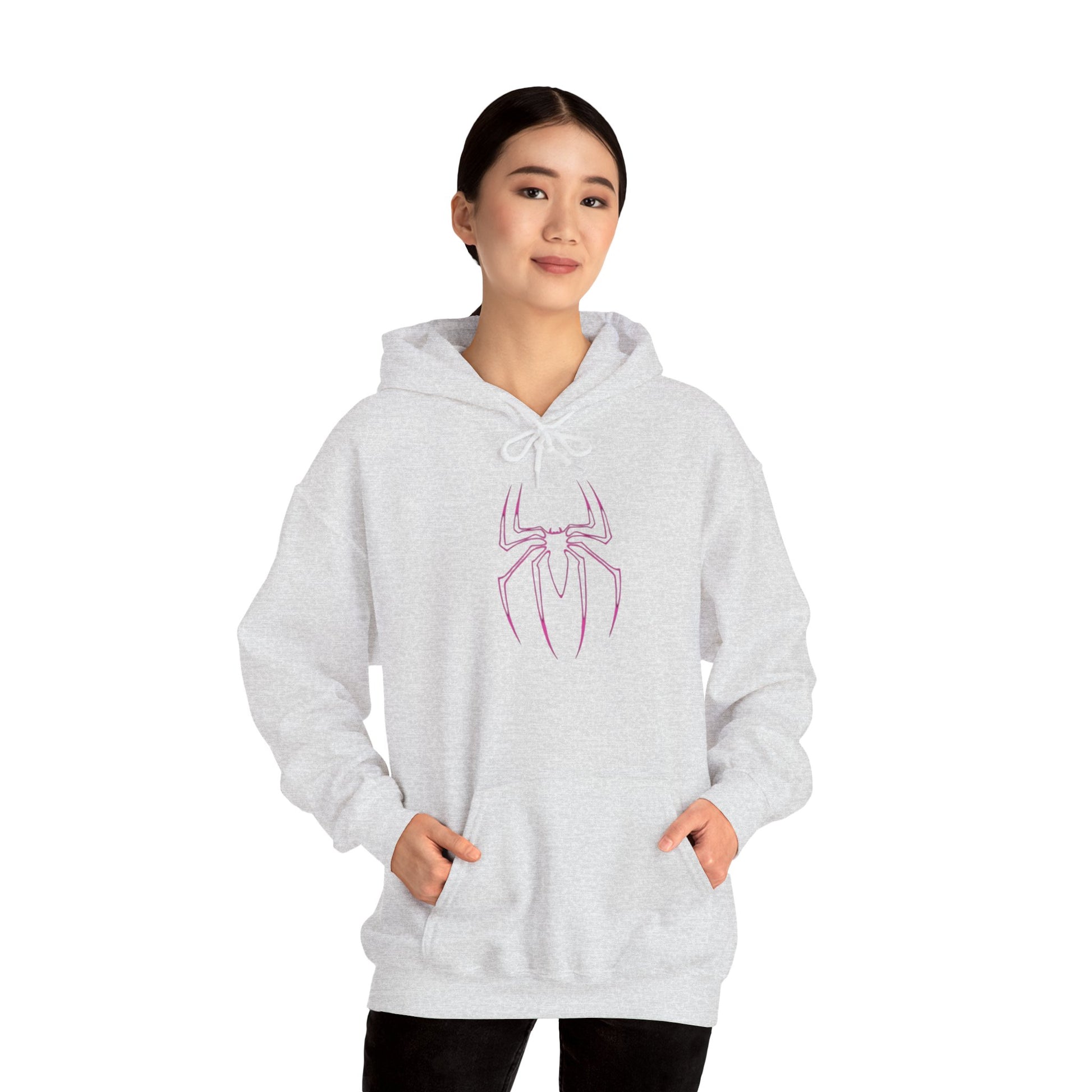 Spider-Inspired Unisex Hoodie for Fans, Stylish Graphic Sweatshirt, Perfect Gift for Comic Lovers, Cozy Casual Wear, Halloween Costume