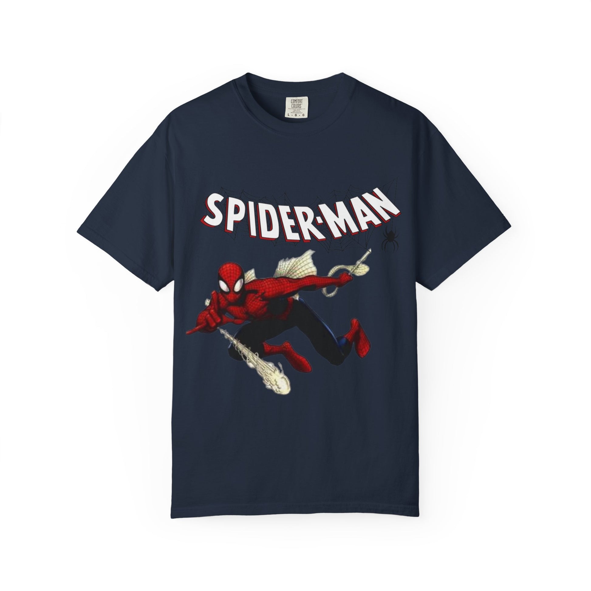Spiderman Unisex Garment-Dyed T-Shirt | Superhero Apparel, Comic Fan Gift, Nerdy Fashion, Casual Wear, Birthday Gift, Marvel Merchandise