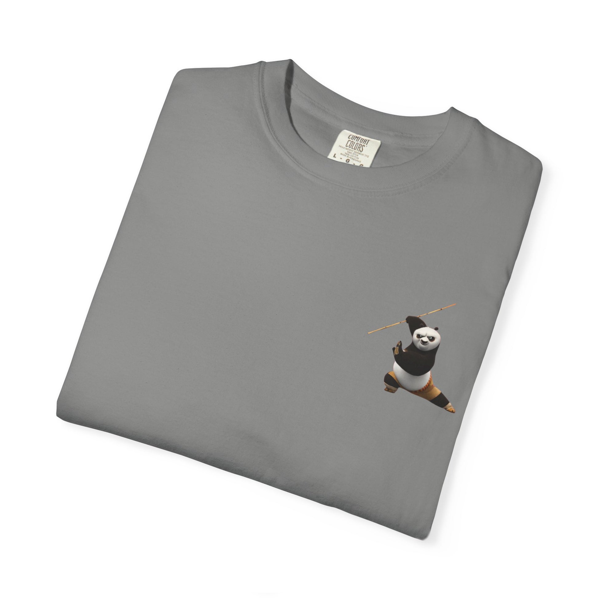 Kung Fu Panda Unisex Garment-Dyed T-Shirt, Cute Panda Tee, Movie Merchandise, Casual Wear, Gift for Fans