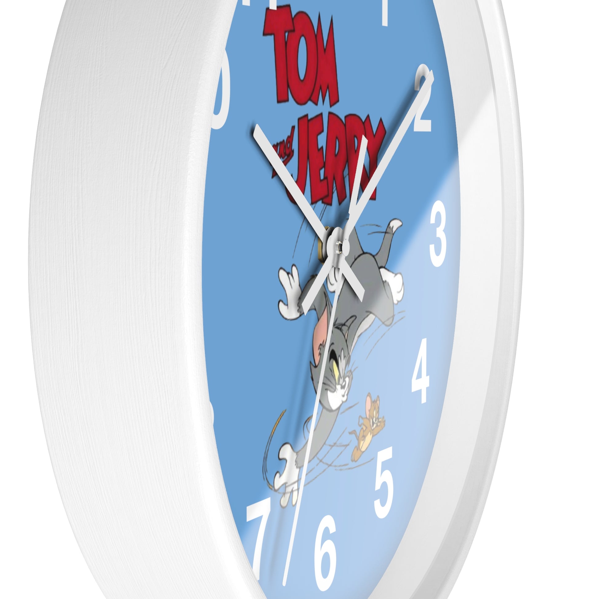 Tom and Jerry Wall Clock, Cartoon Clock, Retro Decor, Kids Room Accessories, Unique Gift, Home Office Wall Art