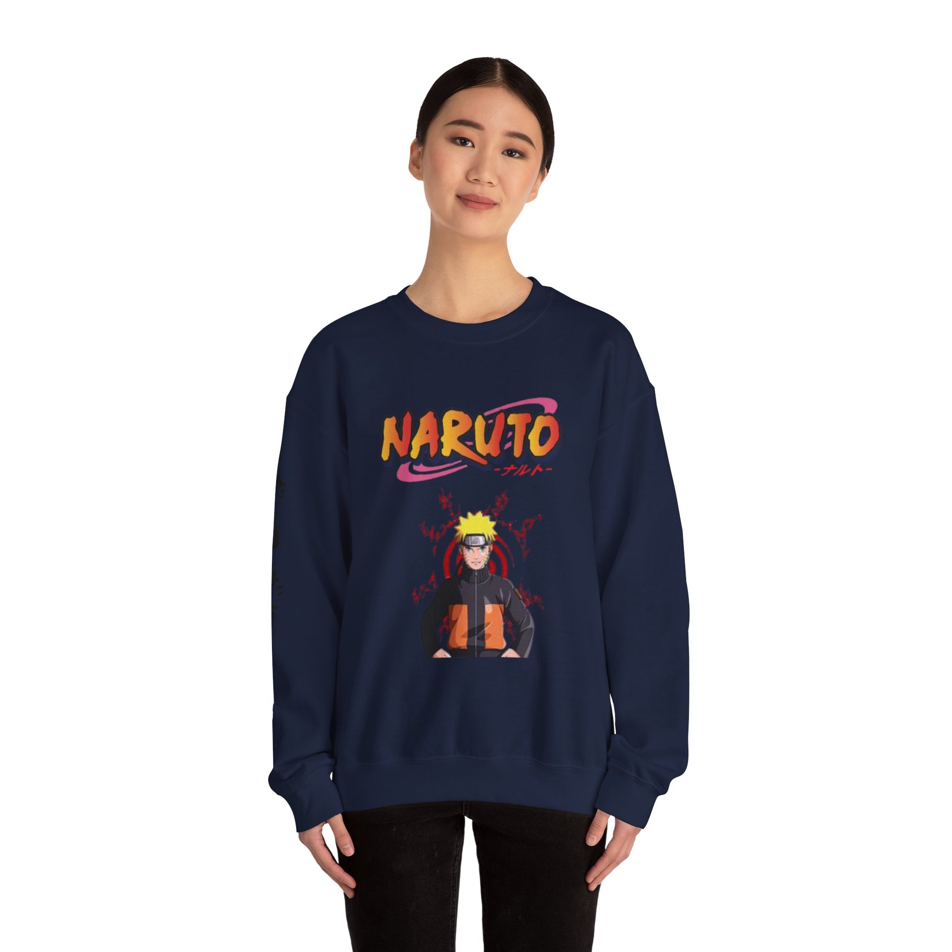 Naruto Inspired Unisex Crewneck Sweatshirt, Anime Apparel, Gift for Fans, Cozy Fashion, Streetwear, Casual Style