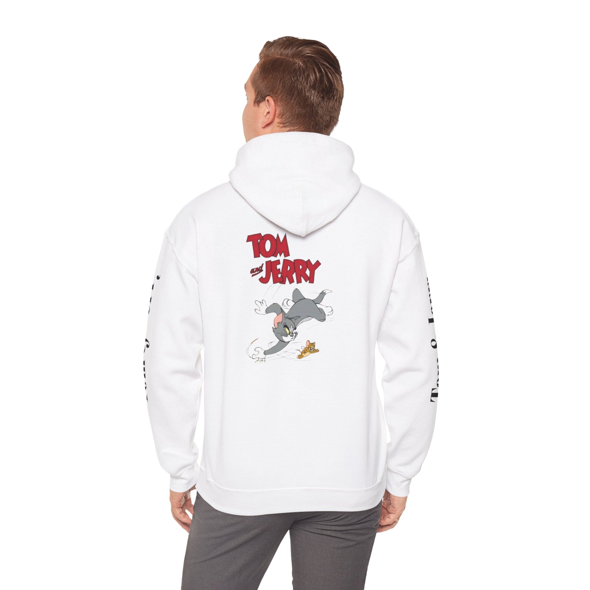 Tom and Jerry Unisex Hoodie - Vintage Cartoon Sweatshirt for Fans, Cozy Gift for Birthdays, Perfect for All Seasons, Casual Wear