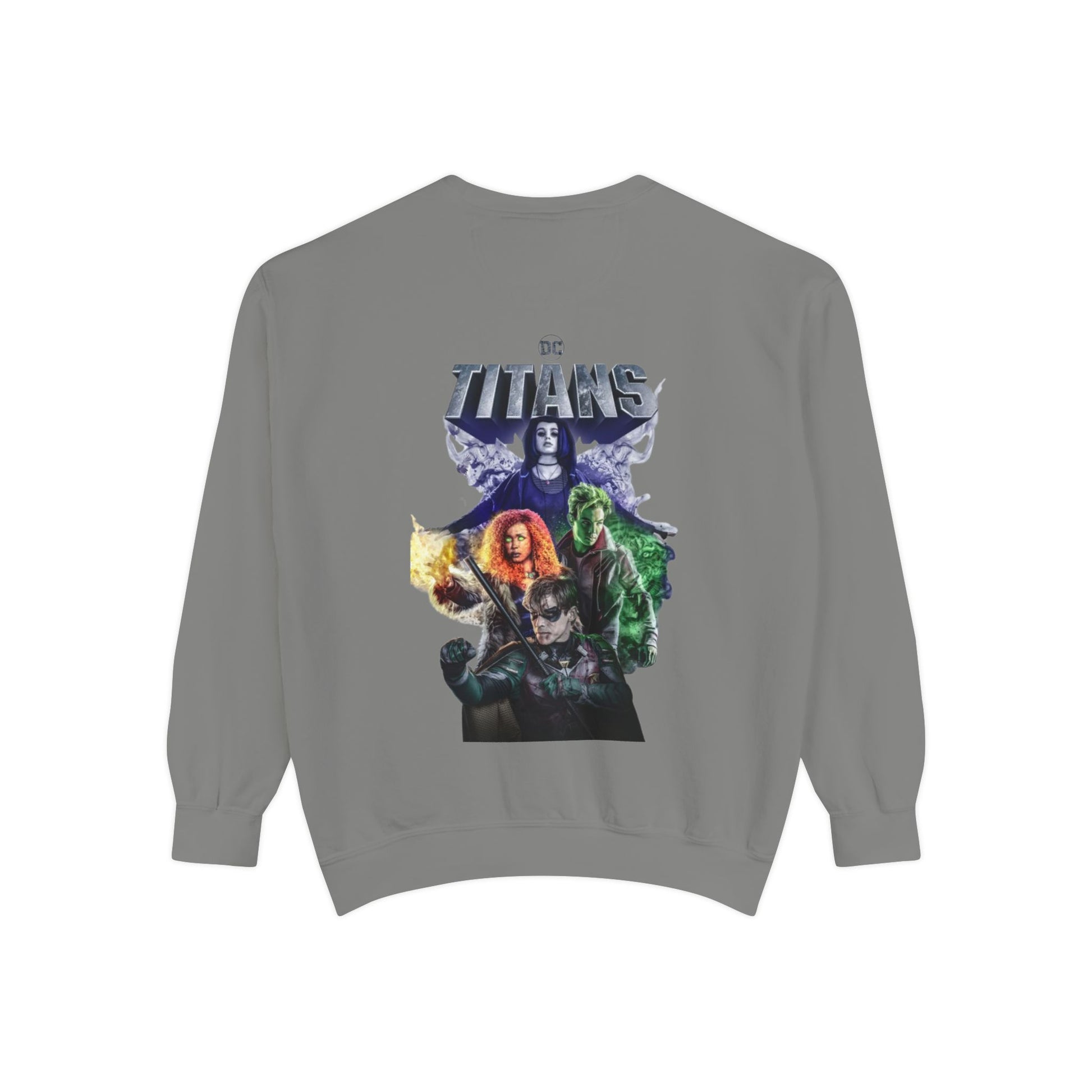 DC Titans Graphic Unisex Sweatshirt, Cozy Sweatshirt for Fans, Perfect Gift for Birthdays, Comfy Spring Fashion, Casual Layering Piece