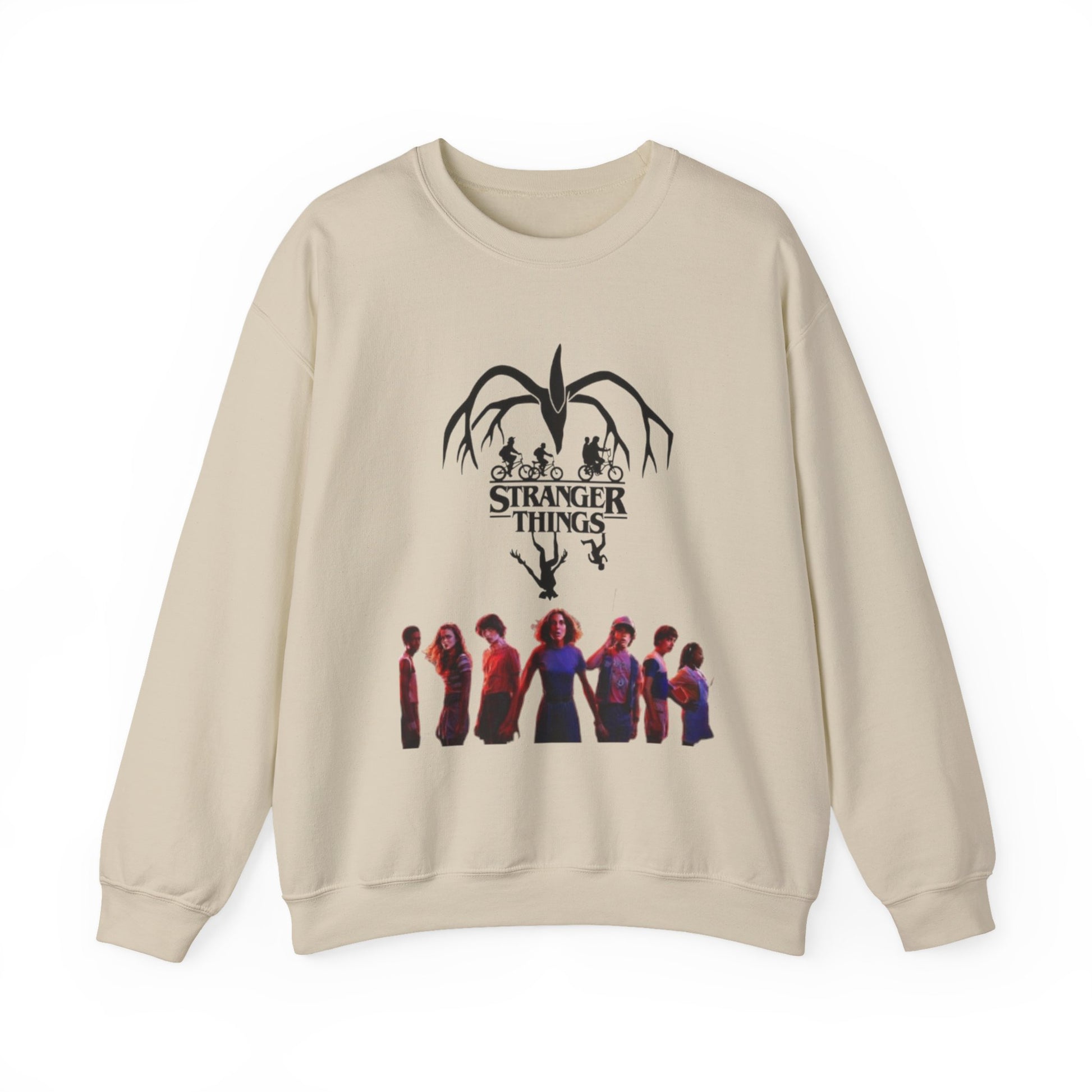 Stranger Things Unisex Crewneck Sweatshirt, Cozy Sweatshirt, Gift for Fans, Movie Night, Halloween Apparel, Casual Wear