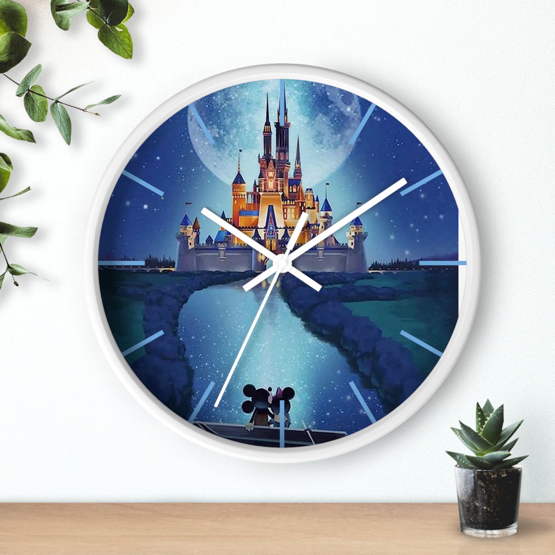Whimsical Disney Castle Wall Clock, Magical Home Decor, Kids Room Clock, Gift for Disney Lovers, Fairytale Timepiece