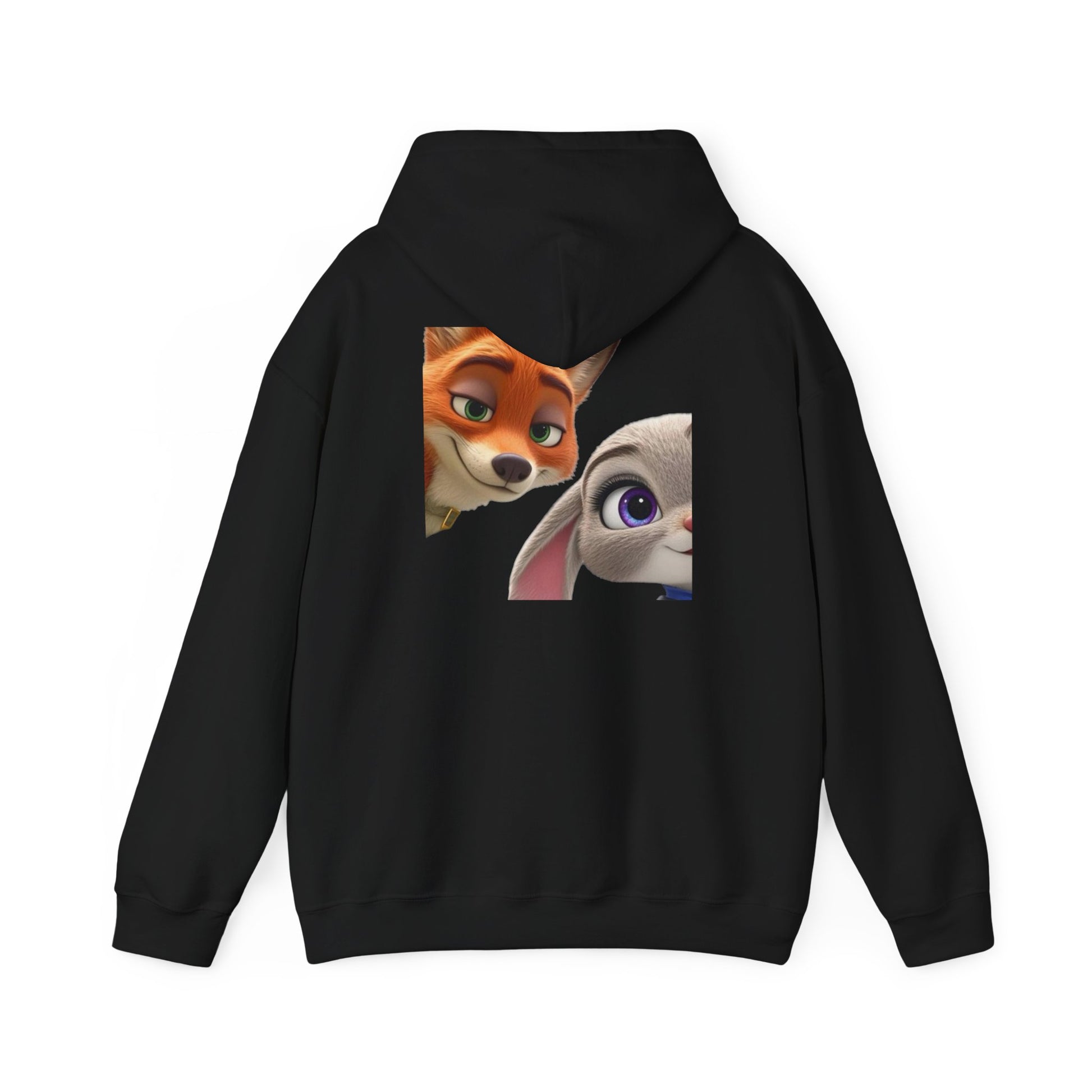 Cozy Animal Friends Hoodie, Cute Animal Sweatshirt, Unisex Graphic Sweatshirt, Perfect Gift for Animal Lovers, Fun Layering Piece