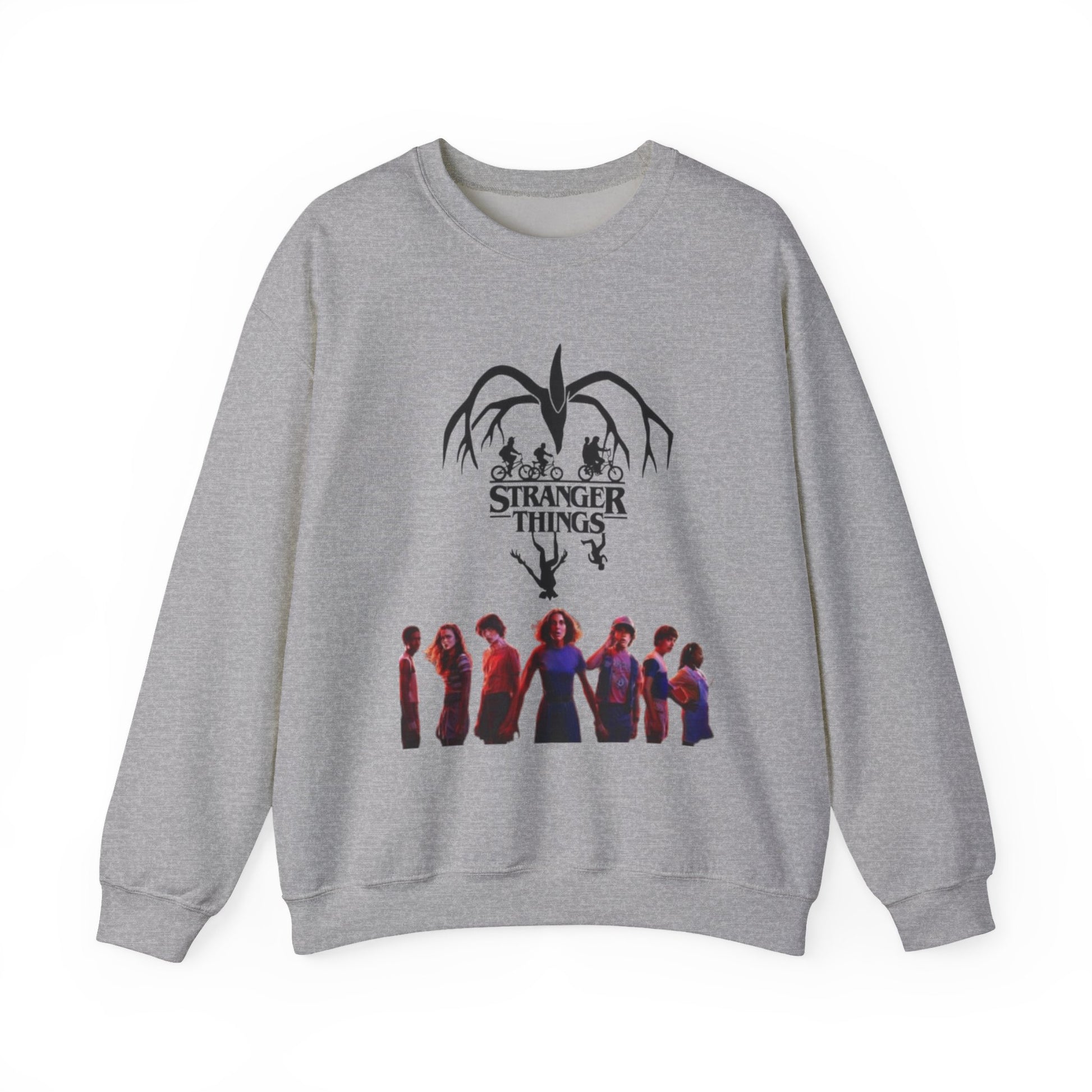 Stranger Things Unisex Crewneck Sweatshirt, Cozy Sweatshirt, Gift for Fans, Movie Night, Halloween Apparel, Casual Wear