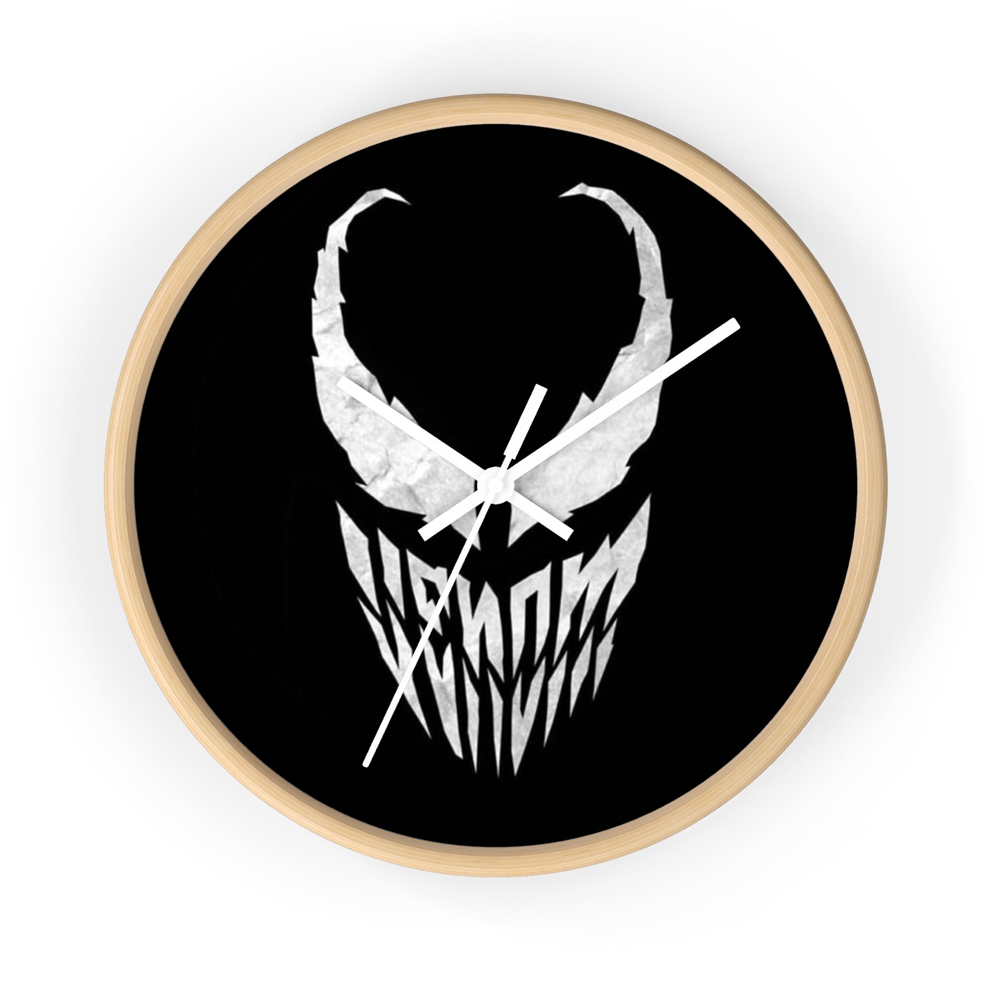 Venom-Inspired Wall Clock, Superhero Decor for Fans, Unique Gift for Comic Lovers, Modern Home Accent, Perfect for Gaming Rooms