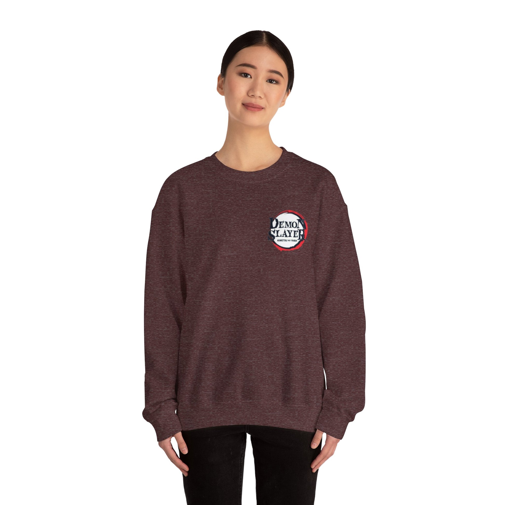 Demon Slayer Crewneck Sweatshirt, Cozy Anime Apparel, Unisex Sweater, Gift for Fans, Casual Pullover, Holiday and Birthday Present