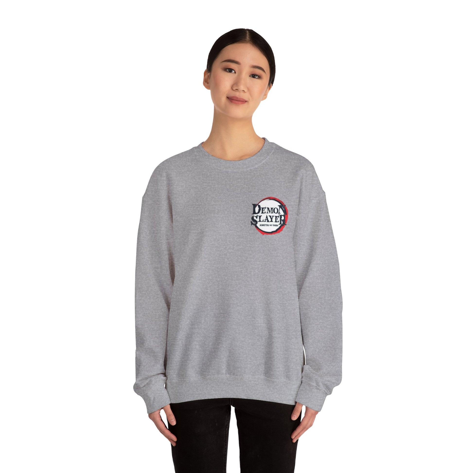 Demon Slayer Crewneck Sweatshirt, Cozy Anime Apparel, Unisex Sweater, Gift for Fans, Casual Pullover, Holiday and Birthday Present