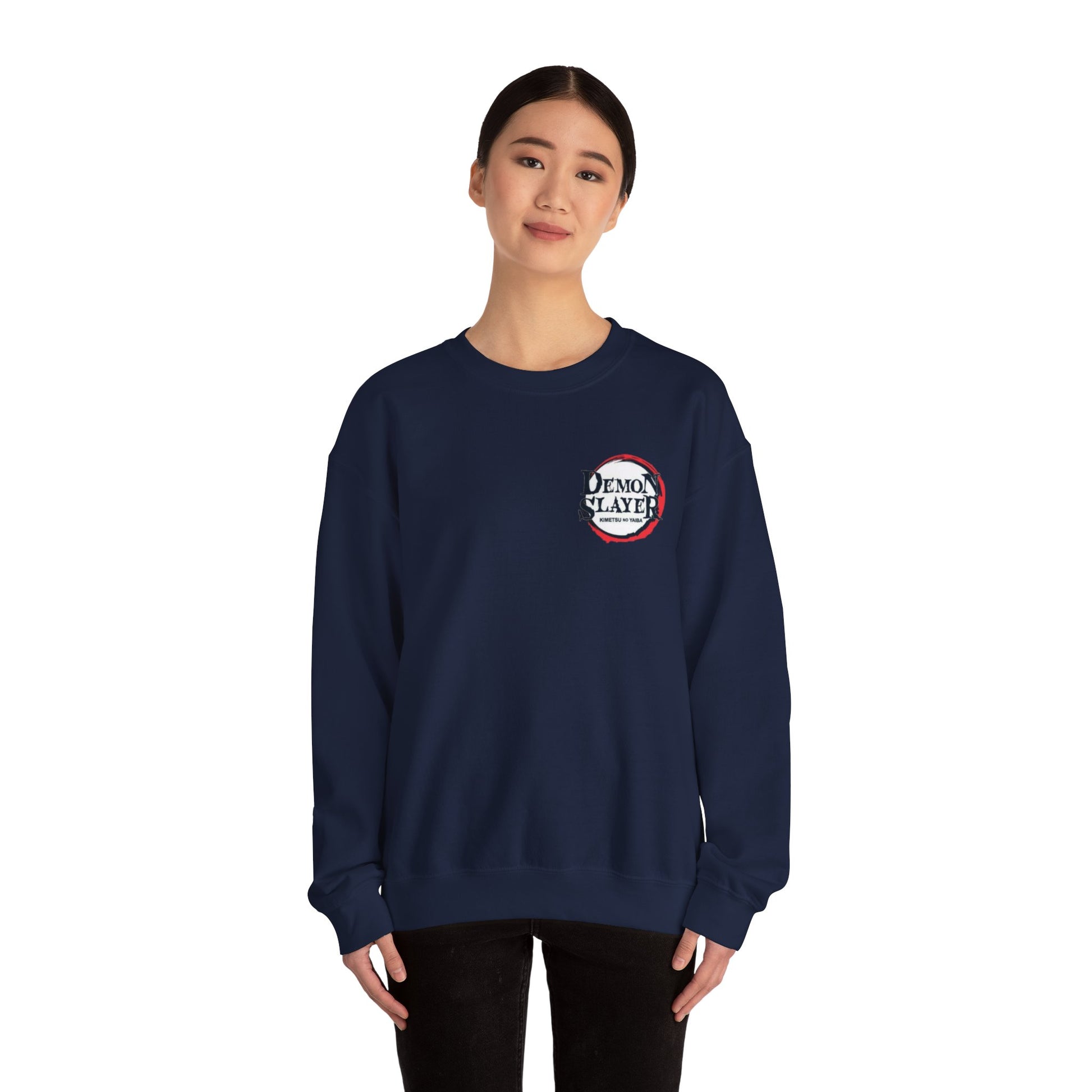 Demon Slayer Crewneck Sweatshirt, Cozy Anime Apparel, Unisex Sweater, Gift for Fans, Casual Pullover, Holiday and Birthday Present