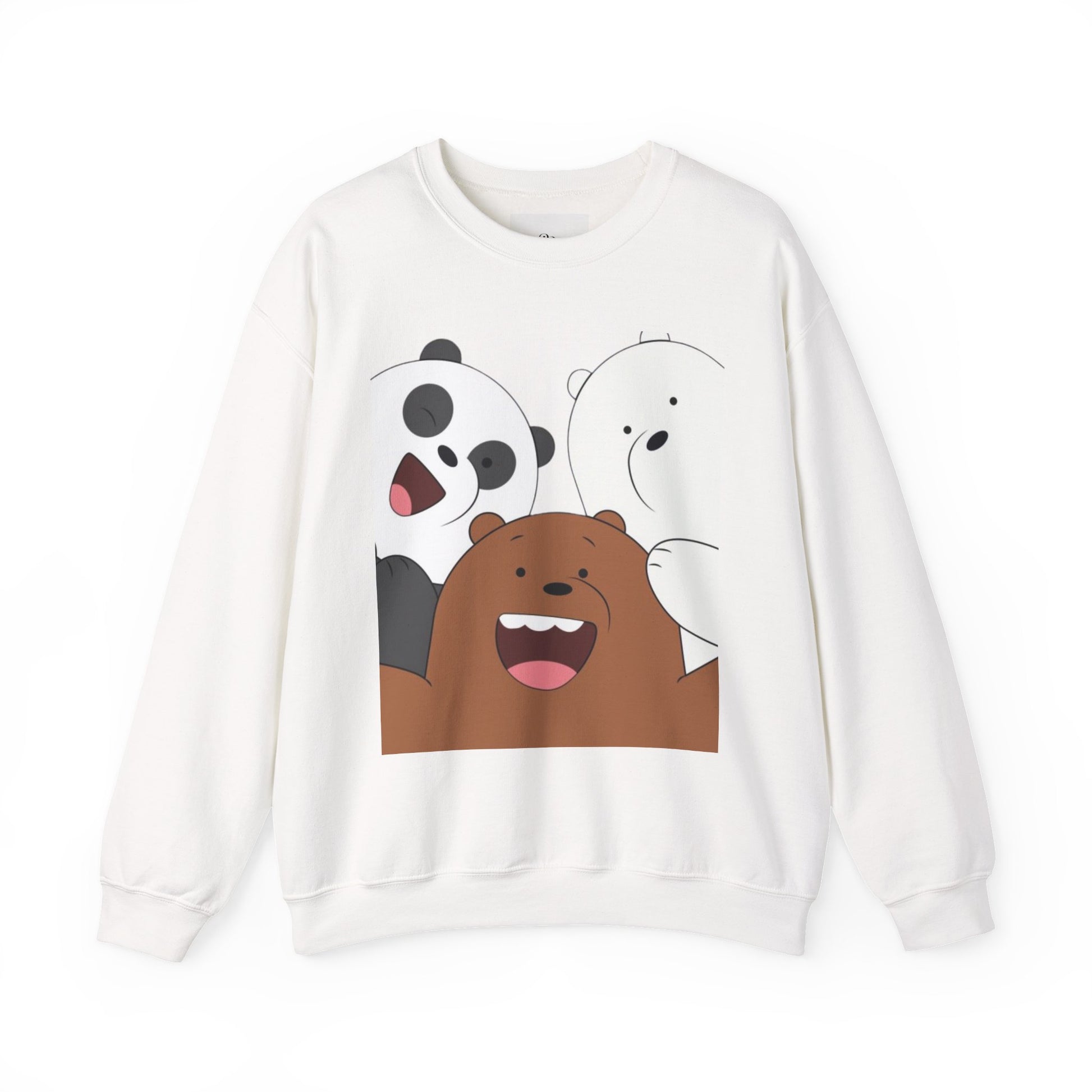Cute Animal Friends Crewneck Sweatshirt, Cozy Sweatshirt, Gift for Animal Lovers, Funny Crewneck, Cute Cartoon Sweatshirt, Winter Fashion