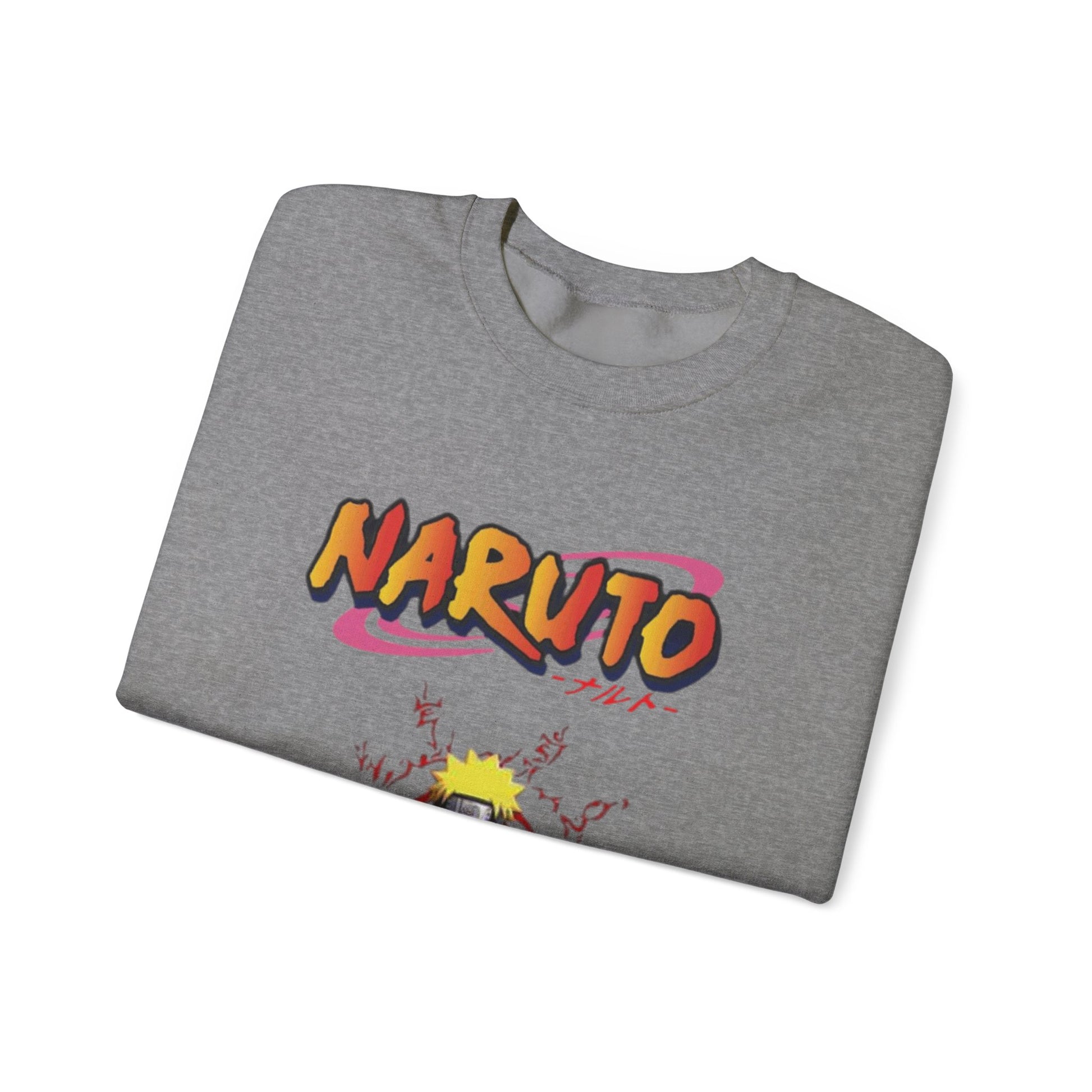 Naruto Inspired Unisex Crewneck Sweatshirt, Anime Apparel, Gift for Fans, Cozy Fashion, Streetwear, Casual Style