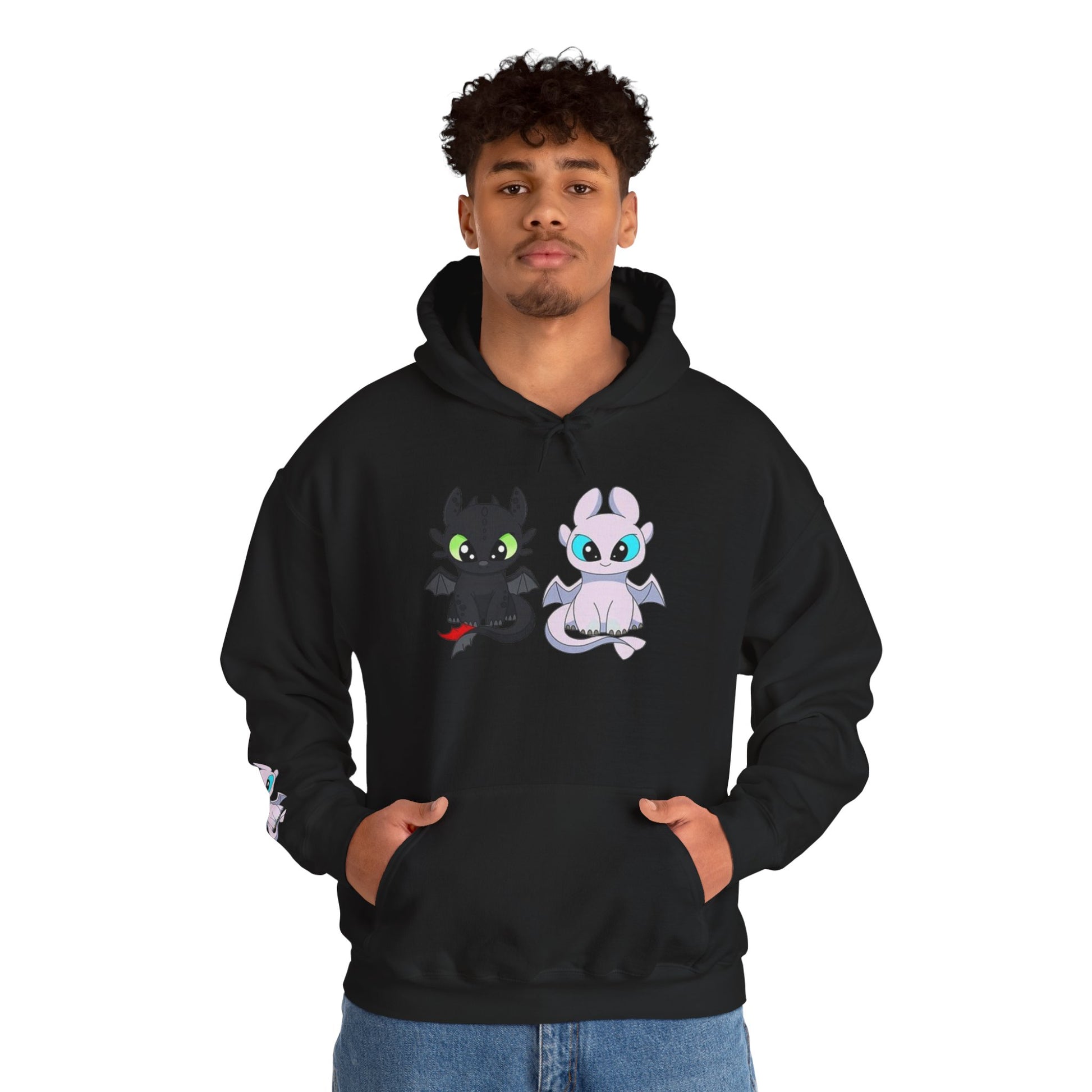 Cute Cartoon Creature Hoodie, Unisex Sweatshirt for All Seasons, Cozy Gift for Friends, Fun Apparel for Kids and Adults, Great for [...]