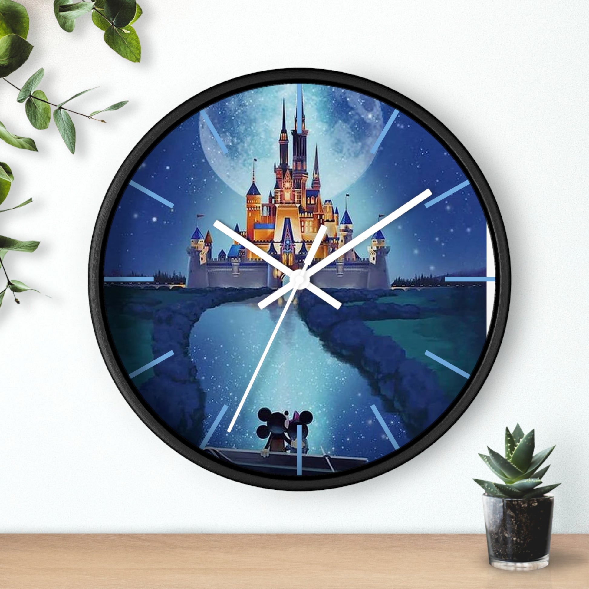 Whimsical Disney Castle Wall Clock, Magical Home Decor, Kids Room Clock, Gift for Disney Lovers, Fairytale Timepiece