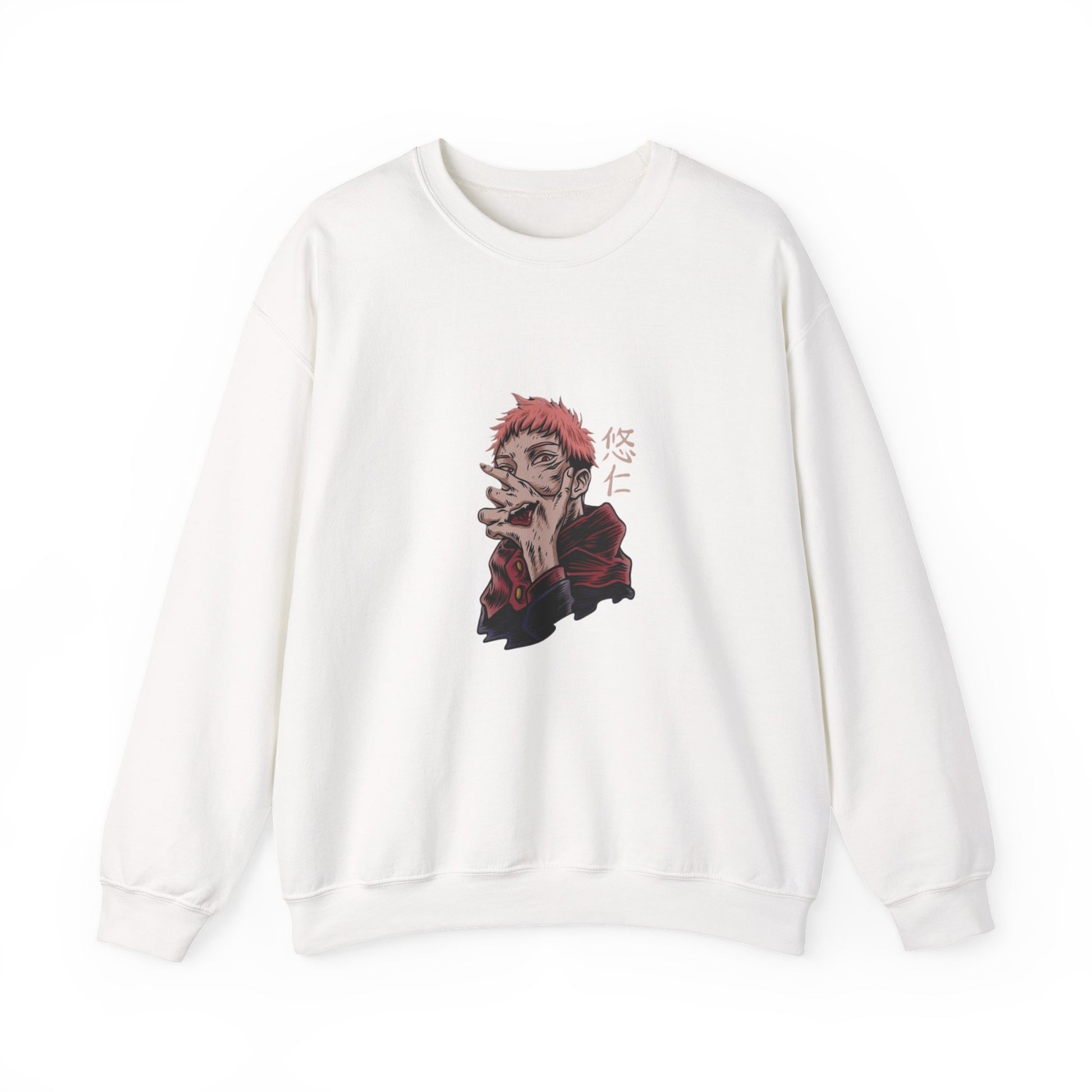 JUJUTSU KAISEN Artistic Unisex Crewneck Sweatshirt, Cozy Streetwear, Graphic Apparel, Gift for Anime Fans, Casual Style, Unique Fashion