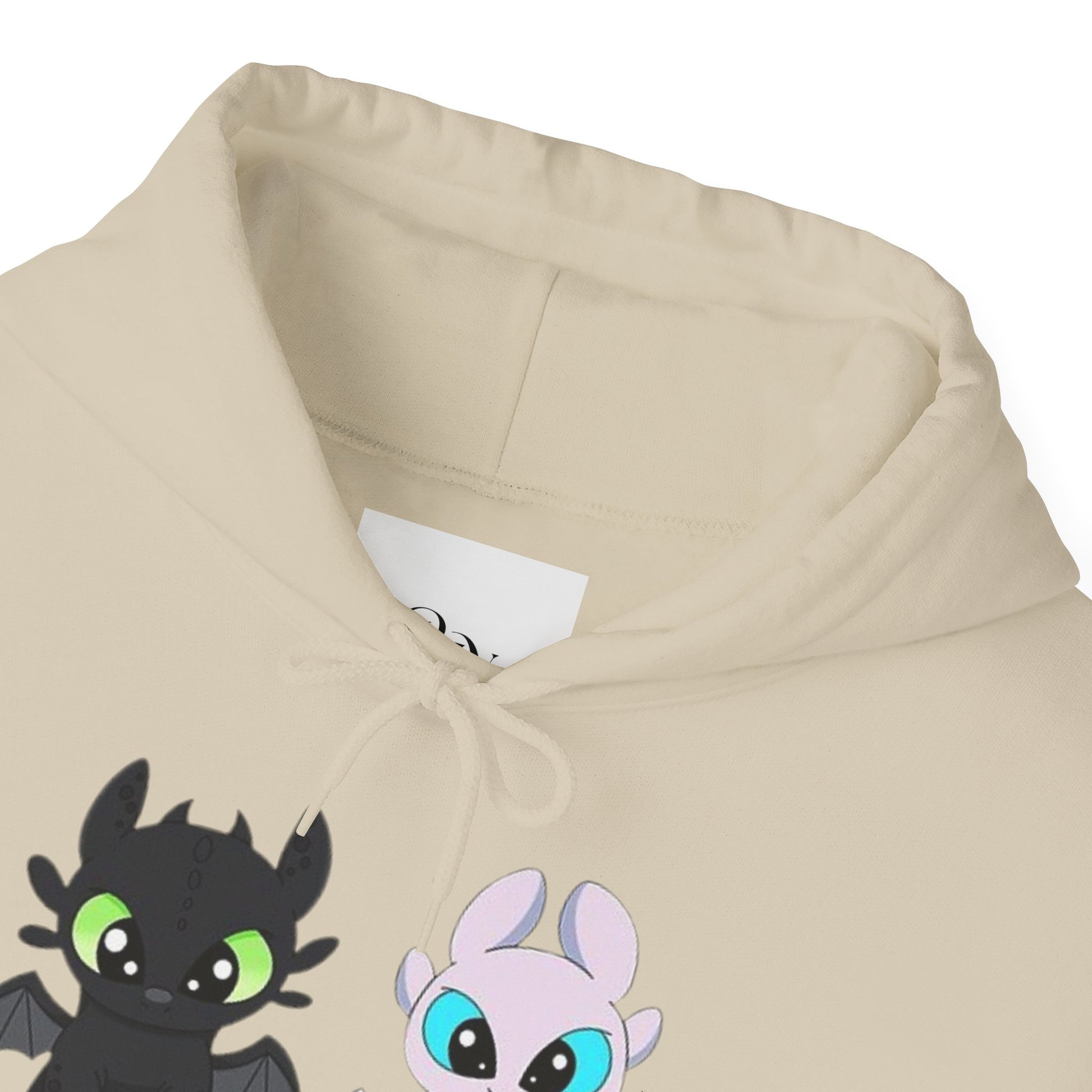 Cute Dragon & Monster Unisex Hoodie, Cozy Sweatshirt for Kids and Adults, Funny Gift for Halloween, Anime Lovers, Stylish Casual Wear
