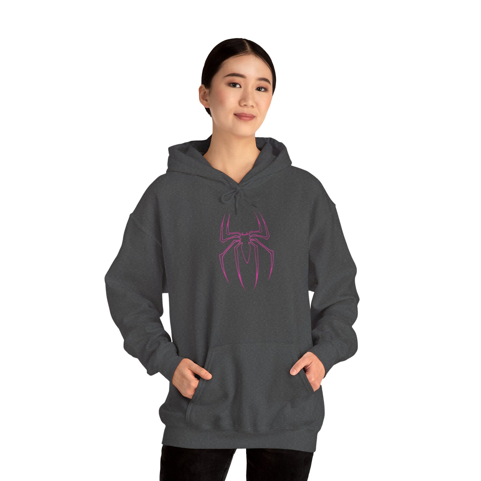 Spider-Inspired Unisex Hoodie for Fans, Stylish Graphic Sweatshirt, Perfect Gift for Comic Lovers, Cozy Casual Wear, Halloween Costume