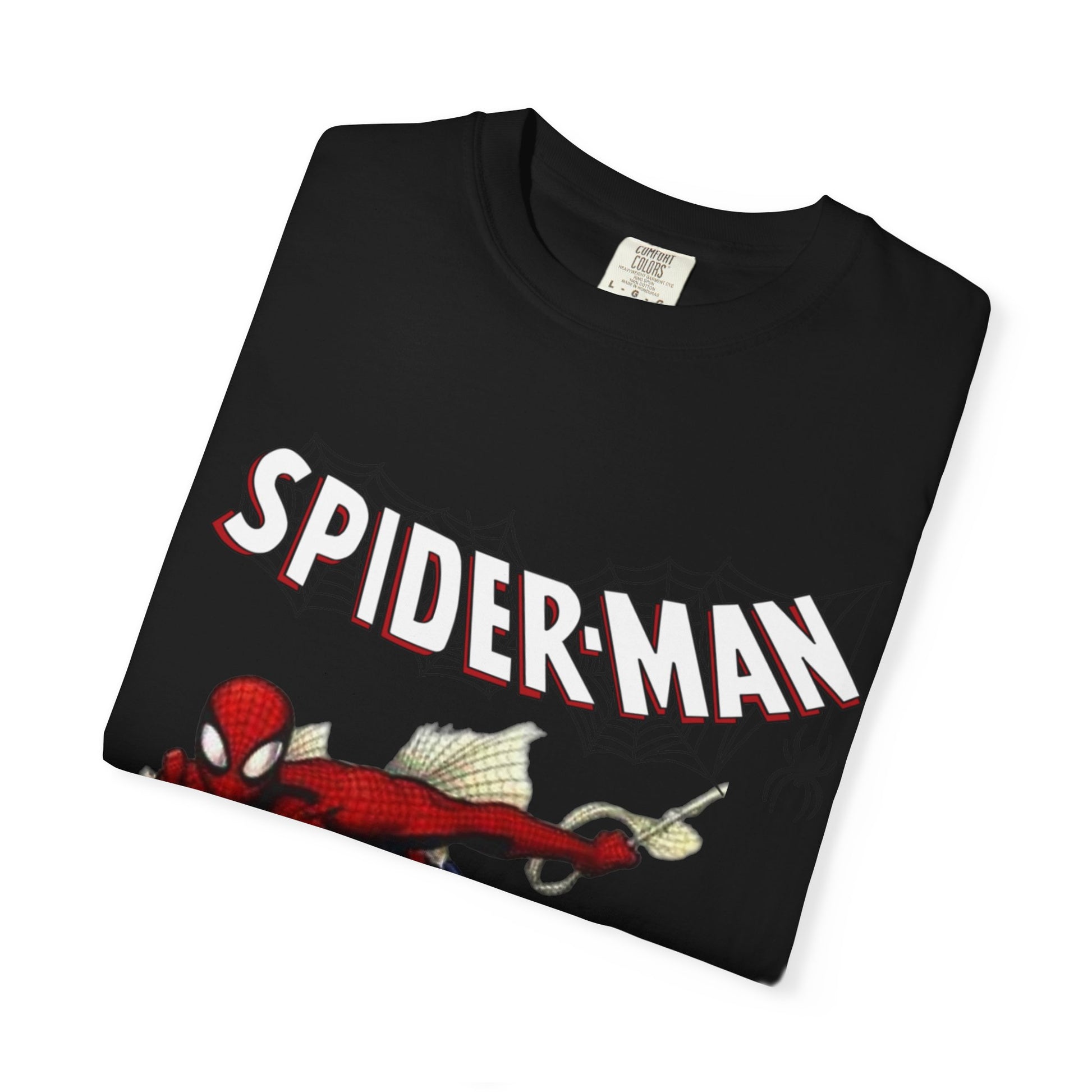 Spiderman Unisex Garment-Dyed T-Shirt | Superhero Apparel, Comic Fan Gift, Nerdy Fashion, Casual Wear, Birthday Gift, Marvel Merchandise