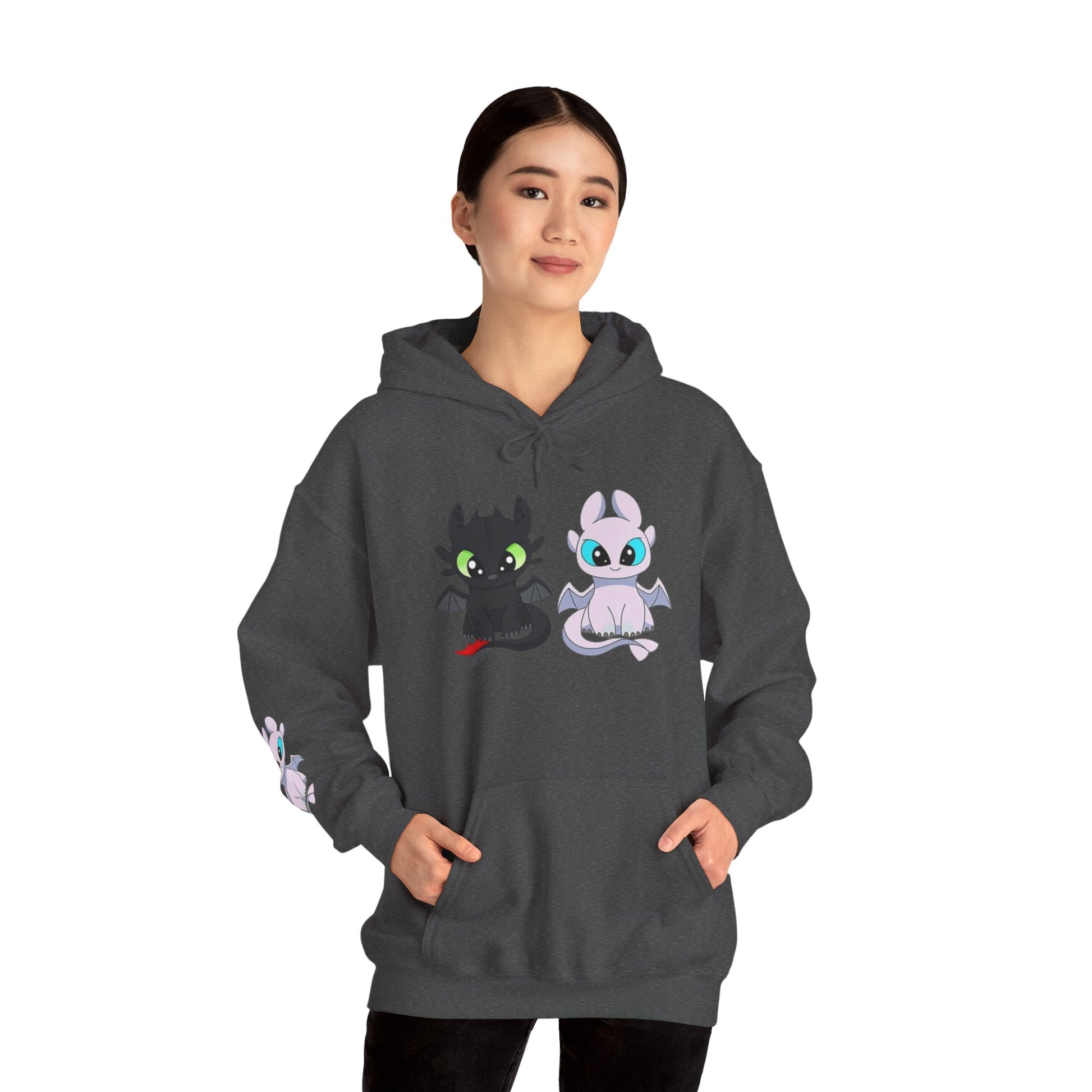 Cute Cartoon Creature Hoodie, Unisex Sweatshirt for All Seasons, Cozy Gift for Friends, Fun Apparel for Kids and Adults, Great for [...]
