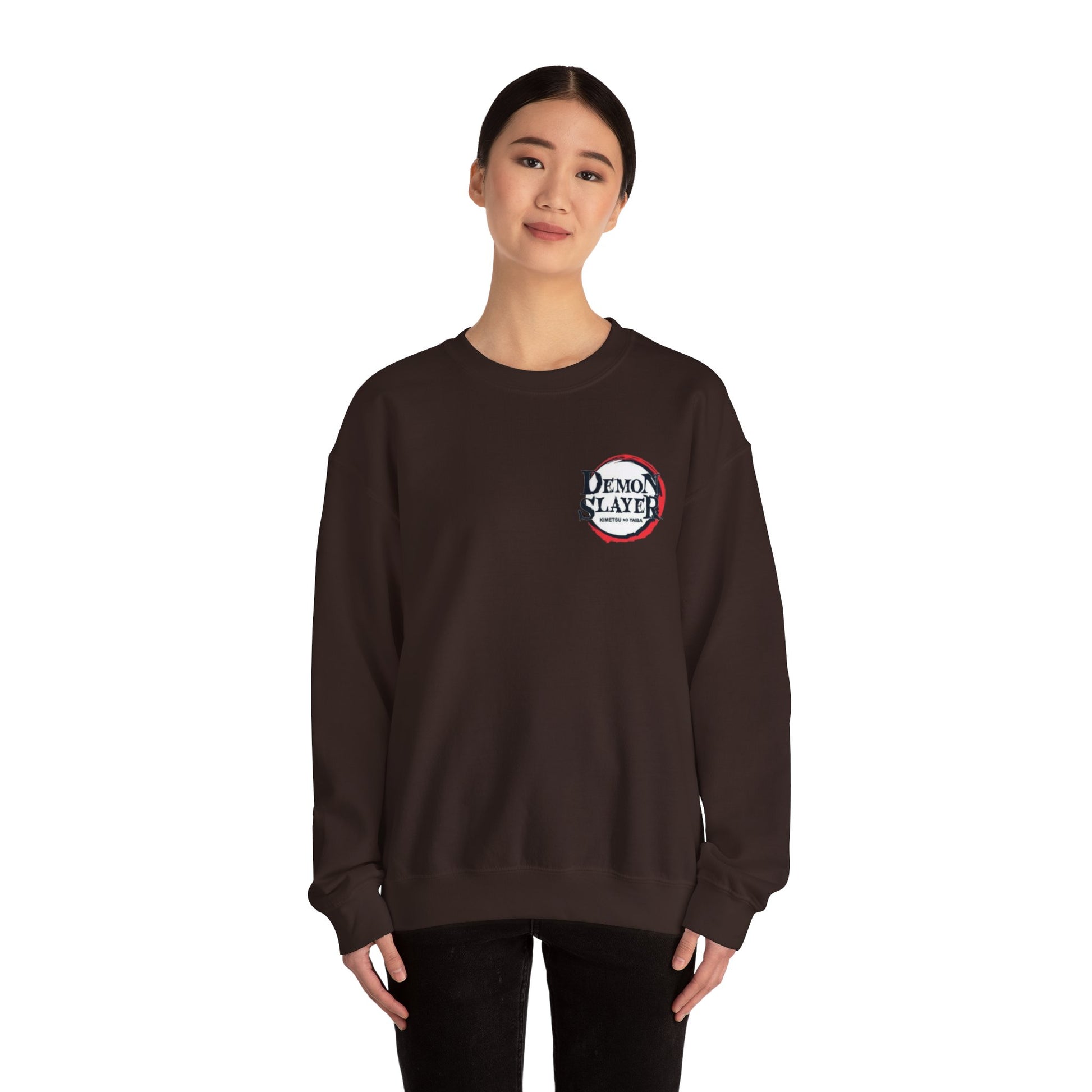 Demon Slayer Crewneck Sweatshirt, Cozy Anime Apparel, Unisex Sweater, Gift for Fans, Casual Pullover, Holiday and Birthday Present