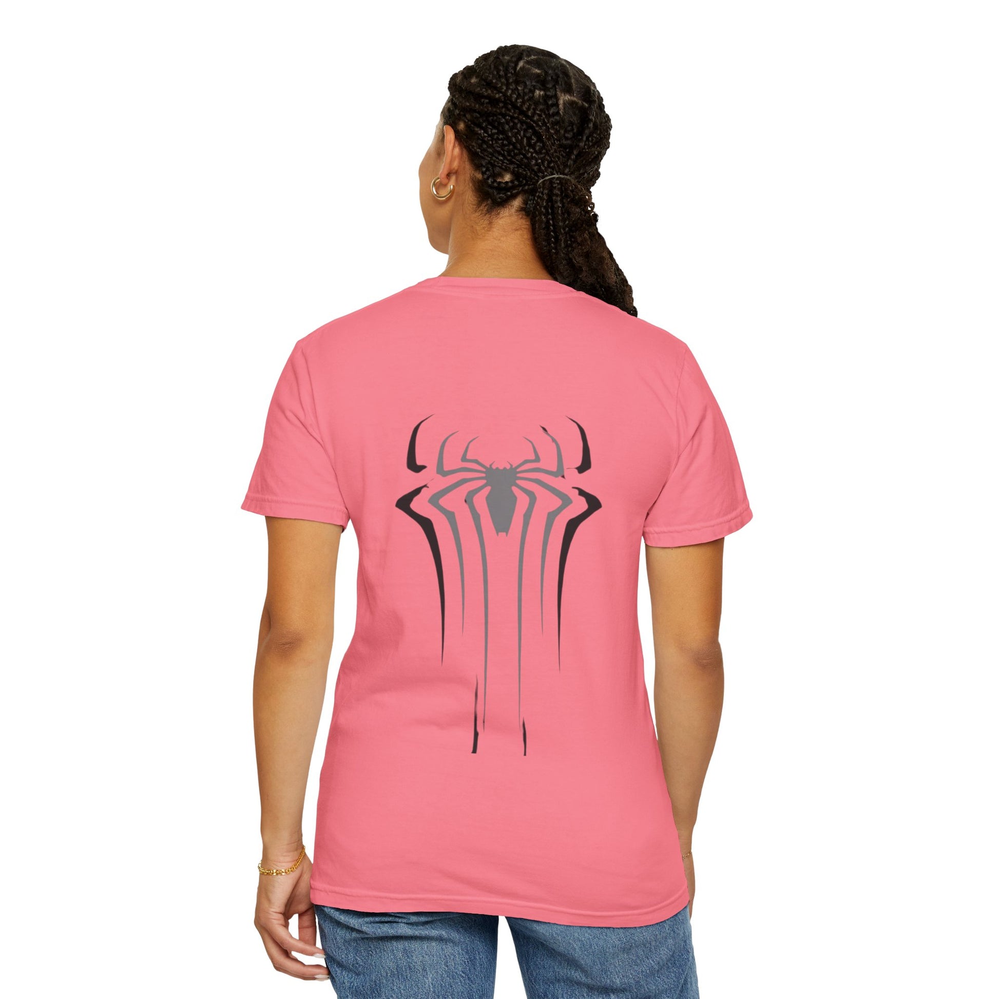 Marvel Spider-Man Unisex Garment-Dyed T-Shirt, Superhero Tee, Comic Fan Gift, Casual Wear, Birthday, Kids Clothing
