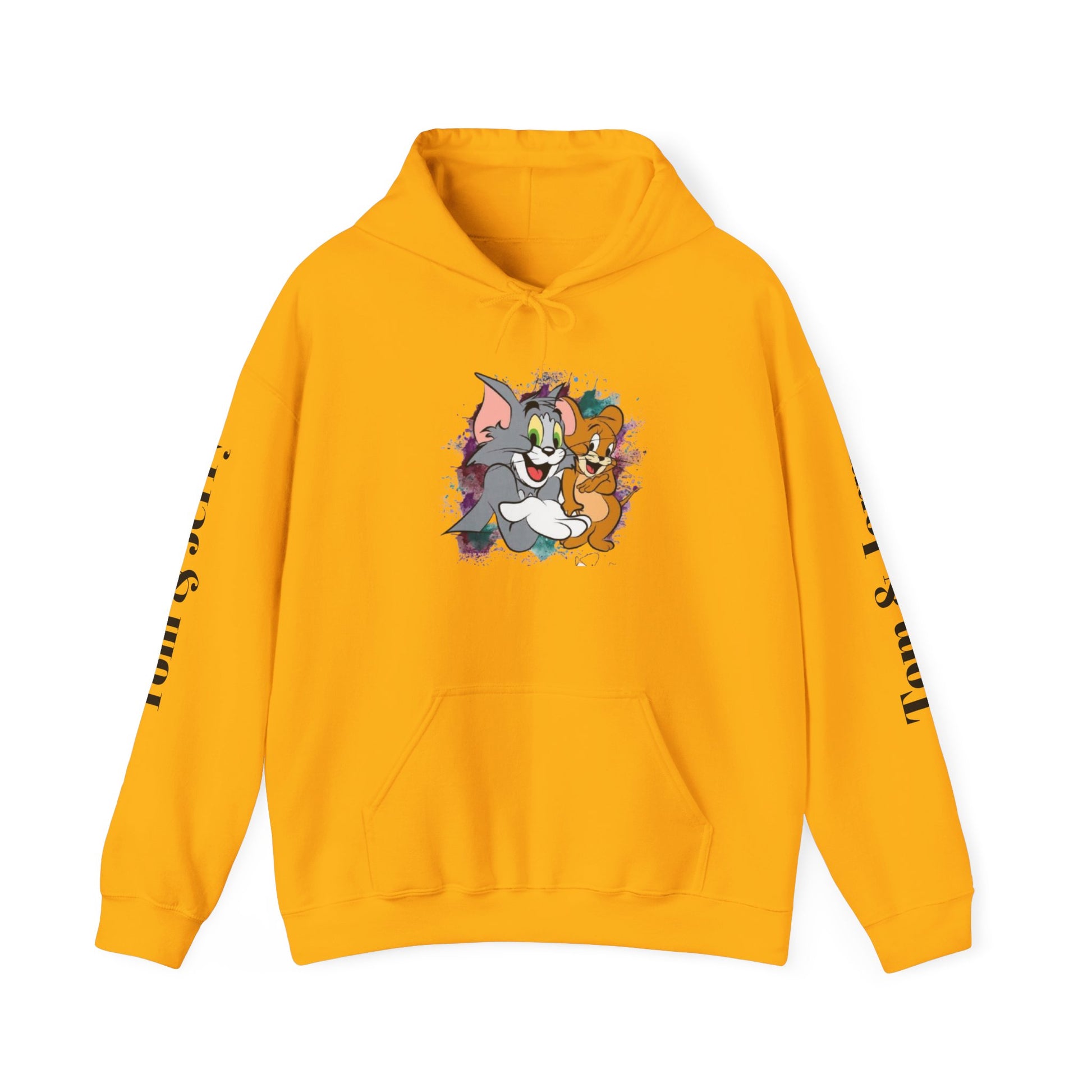 Tom and Jerry Unisex Hoodie - Vintage Cartoon Sweatshirt for Fans, Cozy Gift for Birthdays, Perfect for All Seasons, Casual Wear