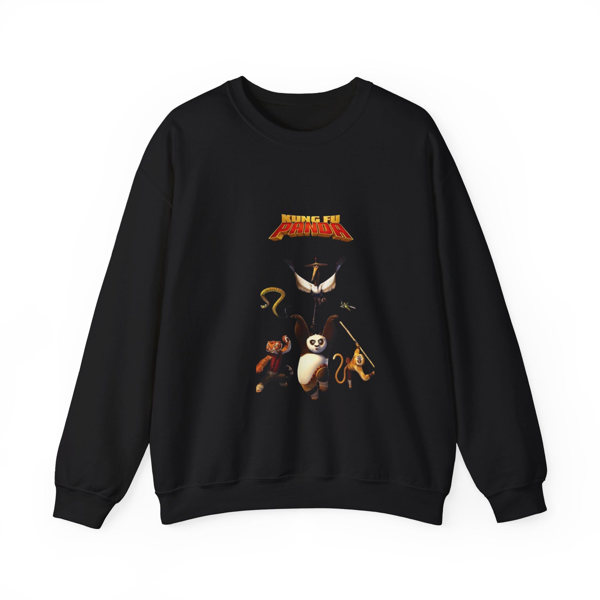 KUNFU PANDA Playful Unisex Crewneck Sweatshirt, Cozy Gift for Animal Lovers, Cartoon Apparel, Funny Sweatshirt, Ideal for Everyday Wear