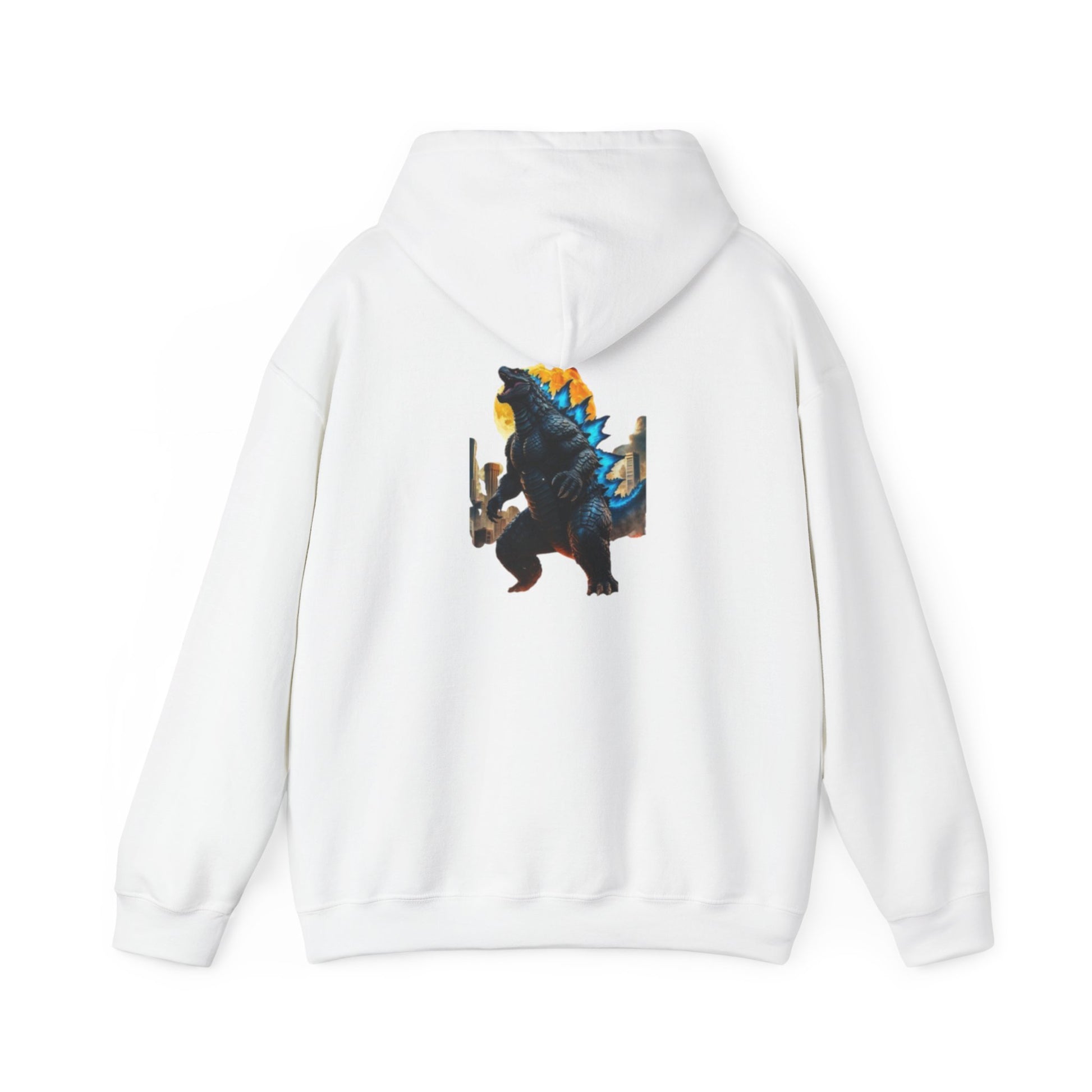 GODZILLA Unisex Heavy Blend Hooded Sweatshirt, Movie Merchandise, Geek Fashion, Comfort Wear, Gift for Fan